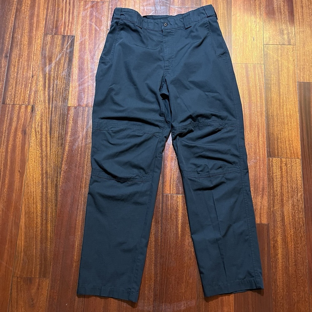 Blauer Pants Mens 34x32 Blue 8824b TenX Work Pants Ripstop Double Knee (33x31)